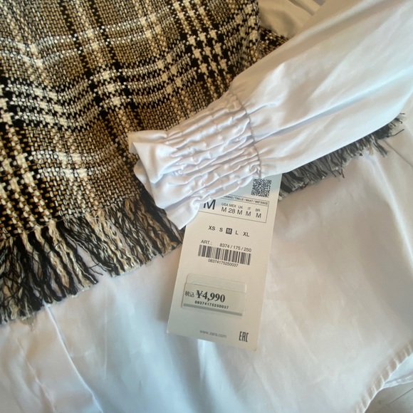 Zara Japan Plaid Top - Picture 3 of 3